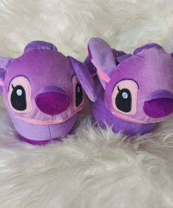 Babuchas Ángel Morada kawaii