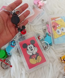 Portacarnet yoyo Animado: Panda,Stitch, Doraemon, Minnie
