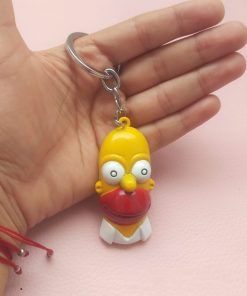 Llavero metálico Homero Simpson