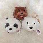 Llavero peluche Osos Escandalosos: Panda, Polar, Pardo