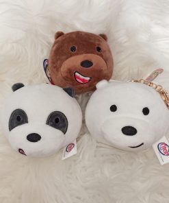Llavero peluche Osos Escandalosos: Panda, Polar, Pardo