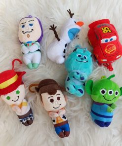 Llaveros peluche Disney: Toy Story, Buzz, Jessie, Woody, Sullivan, Marcianos, Olaf