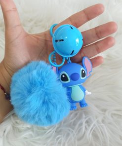 Llavero Disney Pompón: Stitch, Winnie Pooh, Piglet, Tiger - Stitch