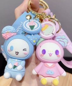Llavero Muñeca Kawaii