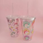 Vaso pitillo Unicornio