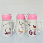Taza Hello Kitty tapa rosada