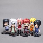 Colección Naruto, set x 6 figuras