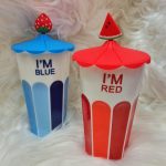 Taza grande Frutas: Fresa, Limón y Sandia