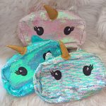 Cosmetiquera Unicornio lentejuelas