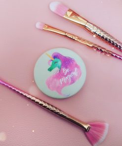 Espejo de mano: Unicornio