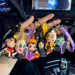 Llavero Villanas Disney: Maléfica, Úrsula, Reina de Corazones, Reina Malvada, Cruella de Vil