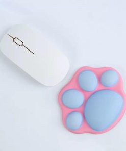 Mouse pad huella de gatico