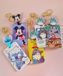 Portacarnet Animado tipo yoyo: Mickey Mouse, Totoro