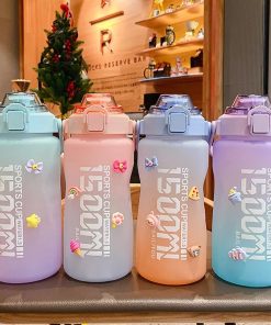 Termo Motivacional Kawaii: 2 Litros
