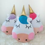 Cojín Unicornio Kawaii