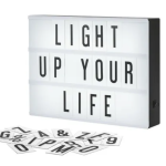 Lámpara LED Caja de Luz con letras