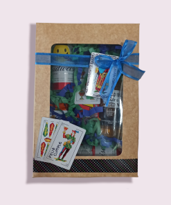 Caja de Cartón Kraft Blanca con ventana