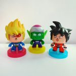 Figuras Cambia Cara Dragon Ball: Goku, Piccolo, Vegeta