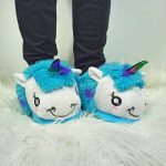 Babuchas Unicornio Azul