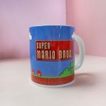 Taza Mario Bros: Azul Oscuro