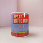 Taza Mario Bros: Azul Claro