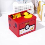 Alcancía automática traga monedas Pokémon: Pikachu