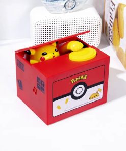 Alcancía automática traga monedas Pokémon: Pikachu