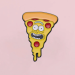 Pin metálico Pizza Morty de Rick y Morty