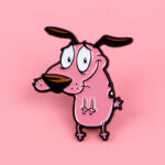 Pin metálico Coraje El Perro Cobarde