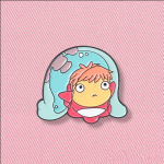 Pin metálico Ponyo