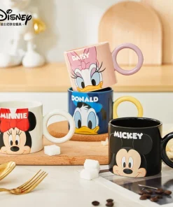 tazas aro de minnie, mickey, donald, daisy en cali