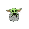 Pin metálico de yoda en cali