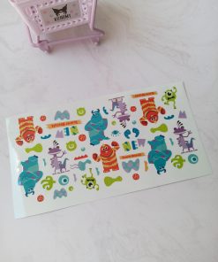 vaso pitillo monster inc de vidrio en cali