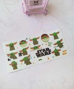 vaso pitillo baby yoda de vidrio en cali
