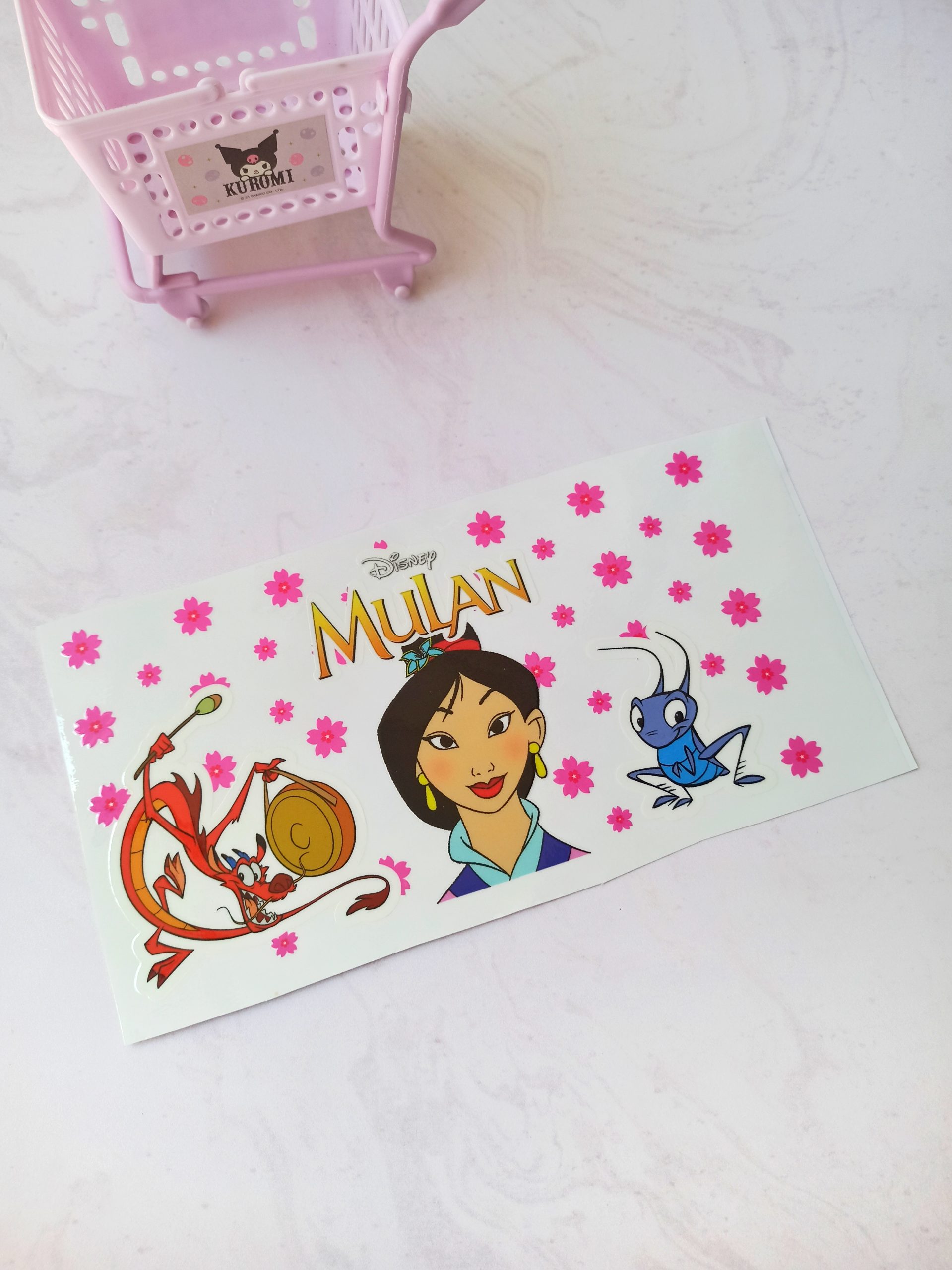Mulan vaso pitillo Mulán de vidrio en cali