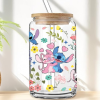 vaso pitillo Stitch de vidrio en cali