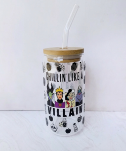 vaso pitillo villanas disney en cali