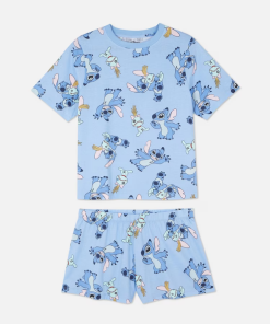 Pijama short de stitch en cali