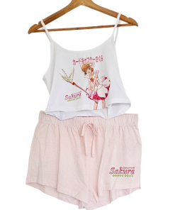 Pijama short de Sakura Card captor en cali