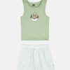 Pijama short de baby yoda en cali