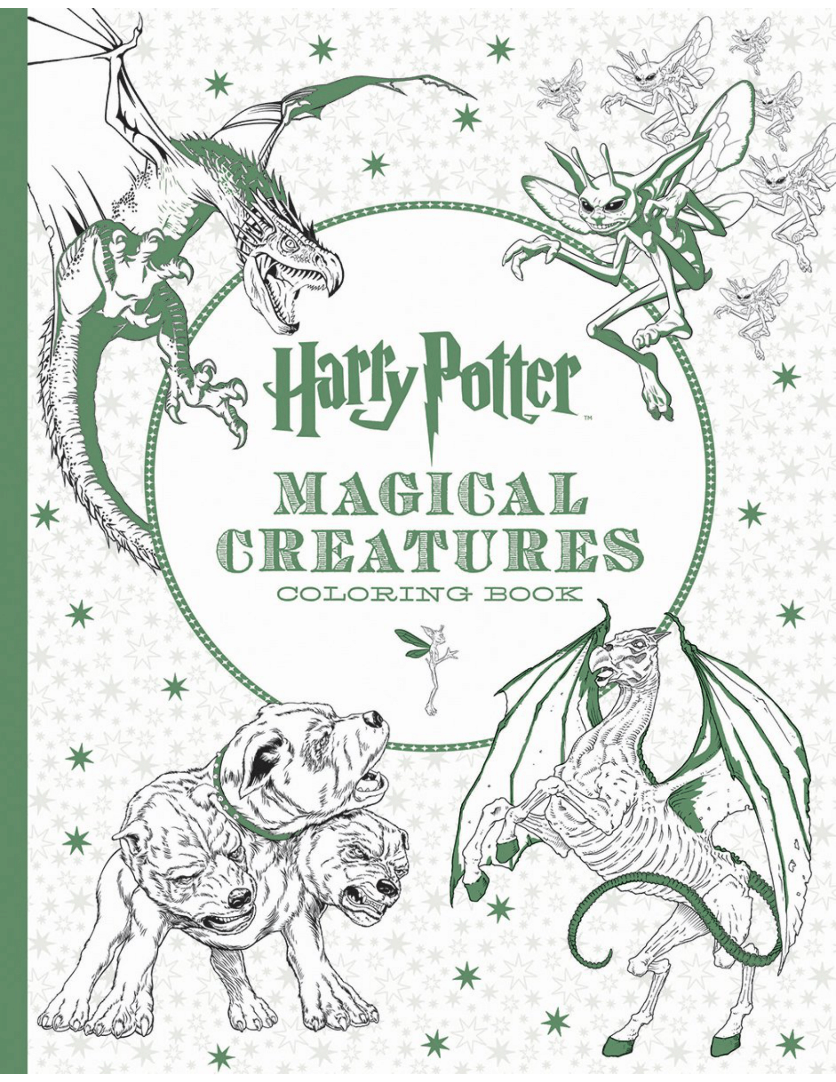 ANTIESTRES Harry Potter Magical Creatures-01 Libros digitales para colorear de Harry Potter en cali