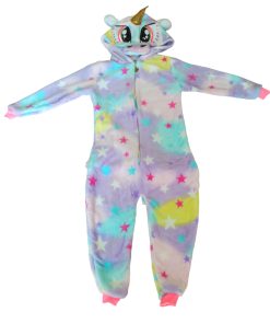 Pijama kigurumi estrellada de unicornio en cali