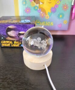 Lampara esfera de cristal de pokémon en cali