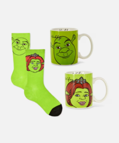 set tazas y medias Shrek y fiona en colombia