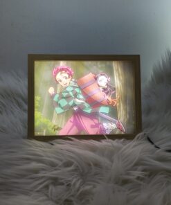Cuadro Mágico LED Demon slayer en Cali