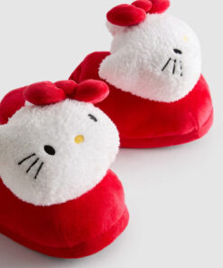 pantuflas hello kitty rojas