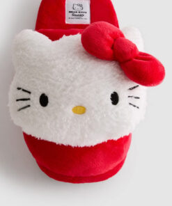 pantuflas hello kitty rojas
