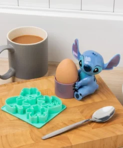Portahuevos y cortador de pan de stitch en colombia
