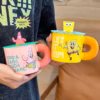 Taza asa ancha Bob esponja y patricio en cali