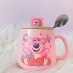 Taza Lotso kawaii + cuchara (Al Azar)